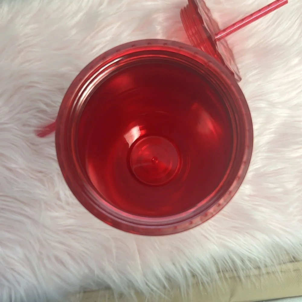 Starbucks Radiant Red Geometric Tumbler Christmas Edition
